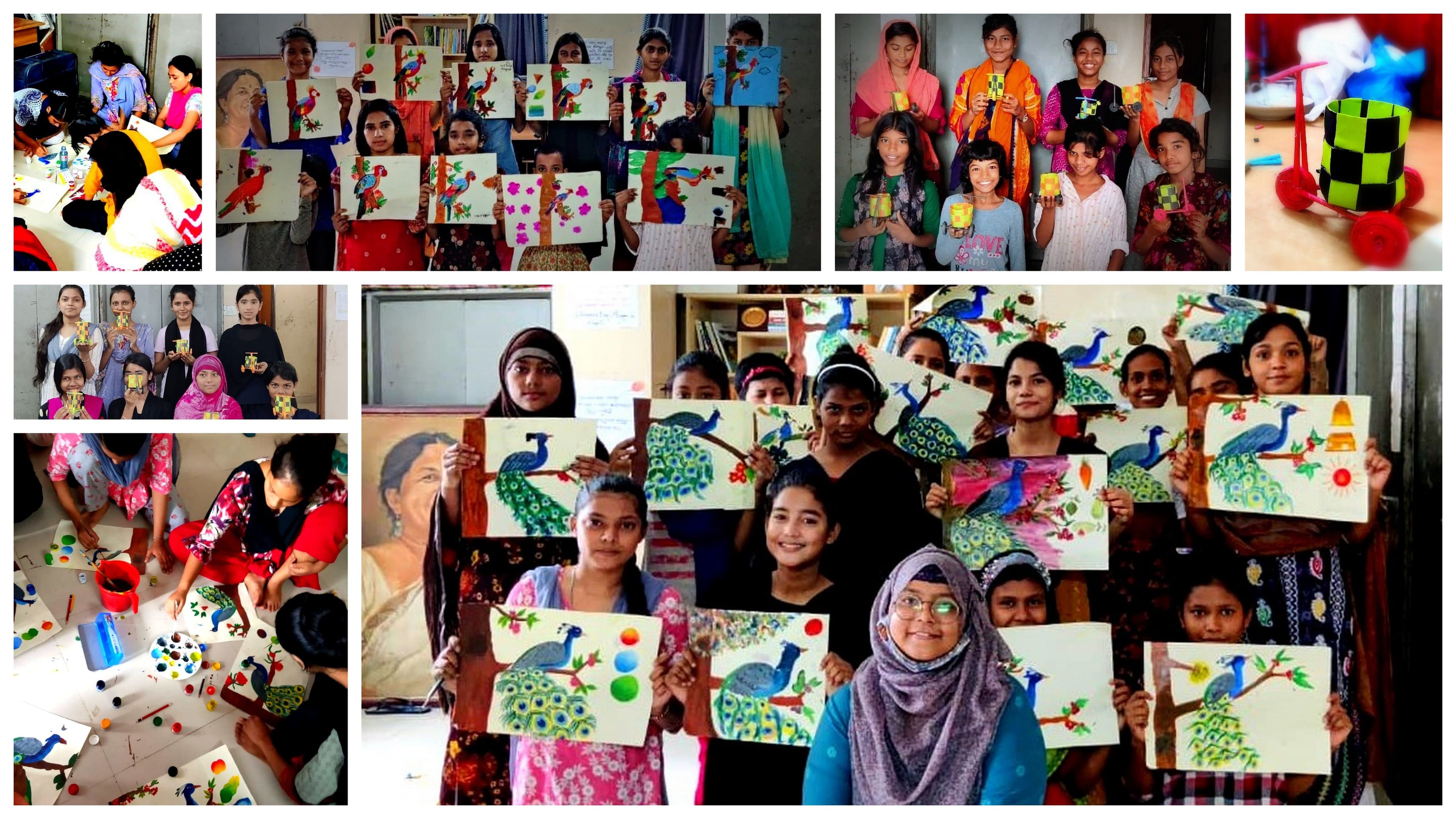 Art and Craft Training at Happy Home