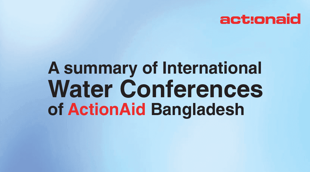 Summary of Water Conferences