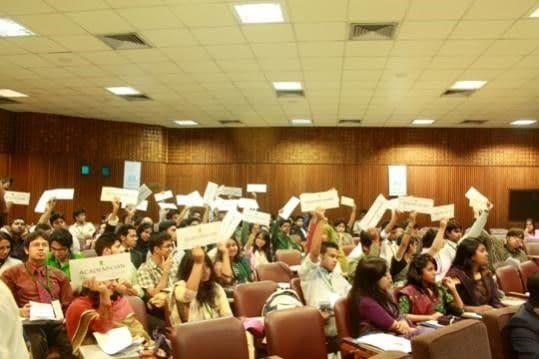 The Model Youth Parliament was an eye opener for me.