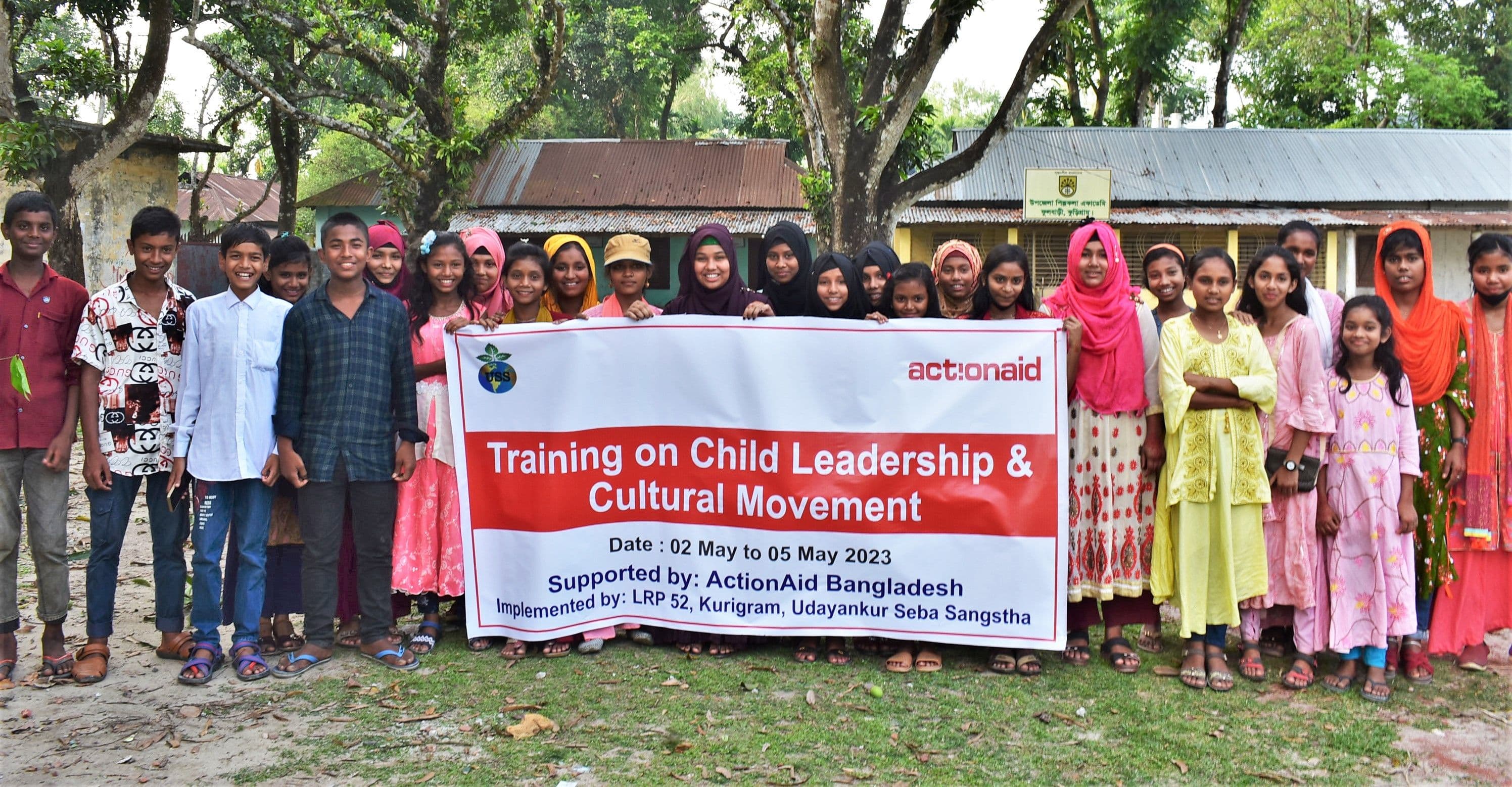 Being trained in leadership, the children of Kurigram are already planning to work on climate change and justice.