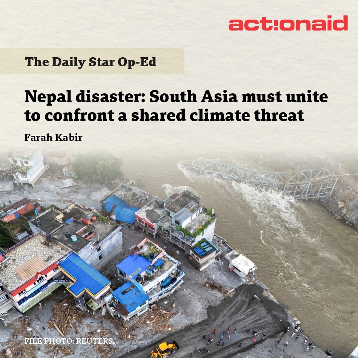 Nepal disaster: South Asia must unite to confront a shared climate threat